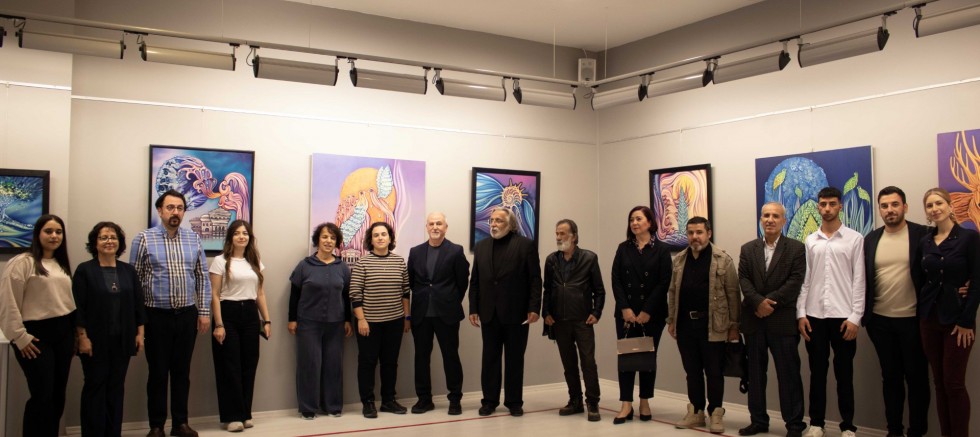 RESSAM SEZGİN YÜKSEL SANKO SANAT GALERİSİ’NDE SERGİ AÇTI