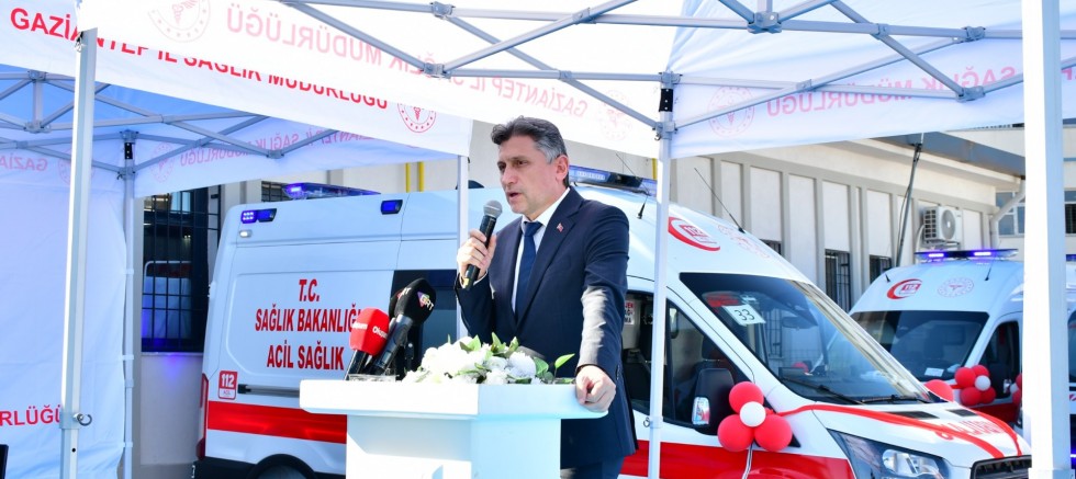 Sağlık Bakanlığı Tarafından Gaziantep’e 16 Yeni Ambulans
