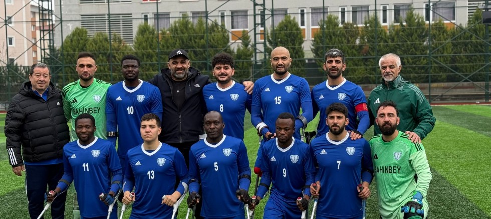 ŞAHİNBEY AMPUTE ADIM ADIM ŞAMPİYONLUĞA İLERLİYOR 6-1