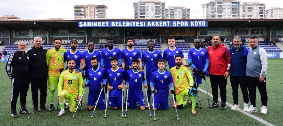 Şahinbey Ampute'den şampiyonluk yolunca önemli galibiyet: 2-1