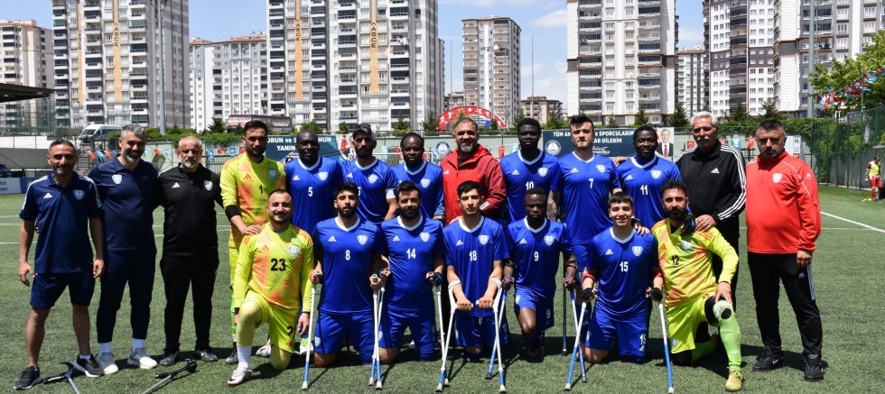 Şahinbey Ampute şampiyonluğa koşuyor: 7-1