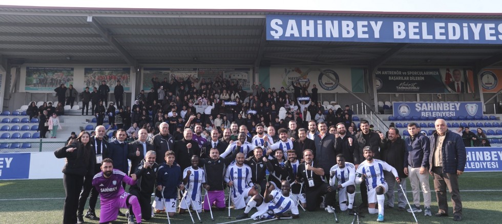 ŞAHİNBEY AMPUTEDEN NET SKOR 2-1