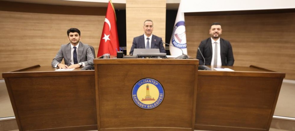 Şahinbey Belediyesi Ağustos ayı meclis toplantısı yapıldı