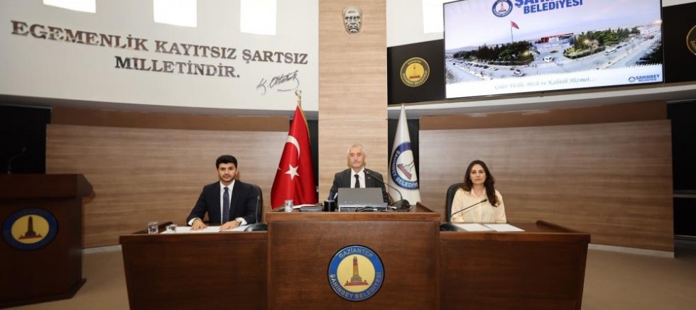 Şahinbey Belediyesi Ekim ayı meclis toplantısı yapıldı