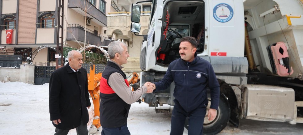 ŞAHİNBEY BELEDİYESİ EKİPLERİ 7/24 SAHADA