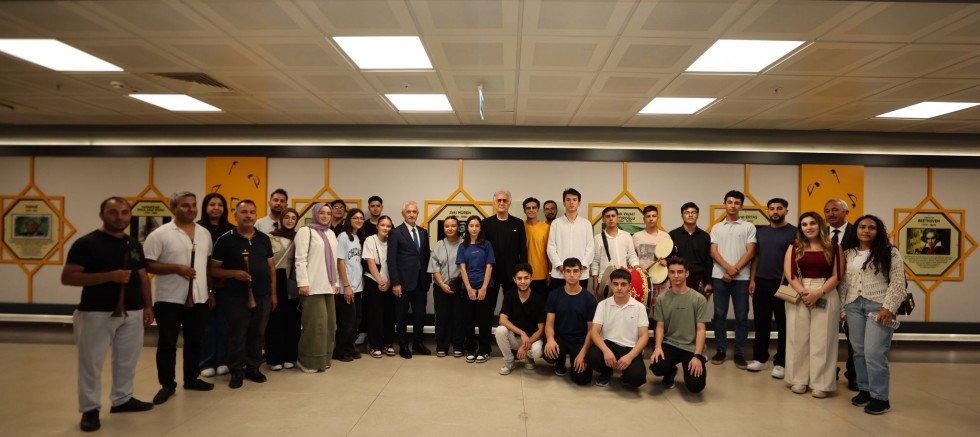 ŞAHİNBEY KONSERVATUARI TAMER KARADAĞLI’YI AĞIRLADI