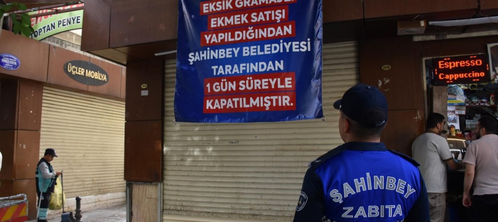   ŞAHİNBEY ZABITA EKİPLERİNDEN FIRINLARA DENETİM