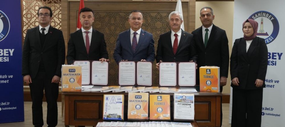 Şahinbeyli öğrencilere eğitim desteği protokolü imzalandı