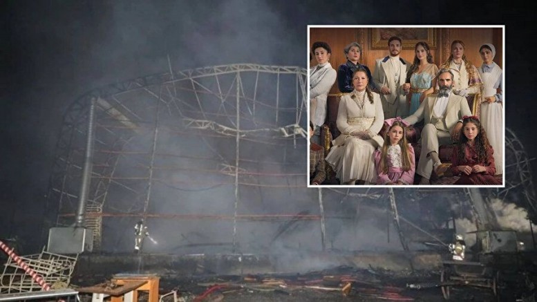 Şakir Paşa dizi setinde yangın: Can kaybı var!