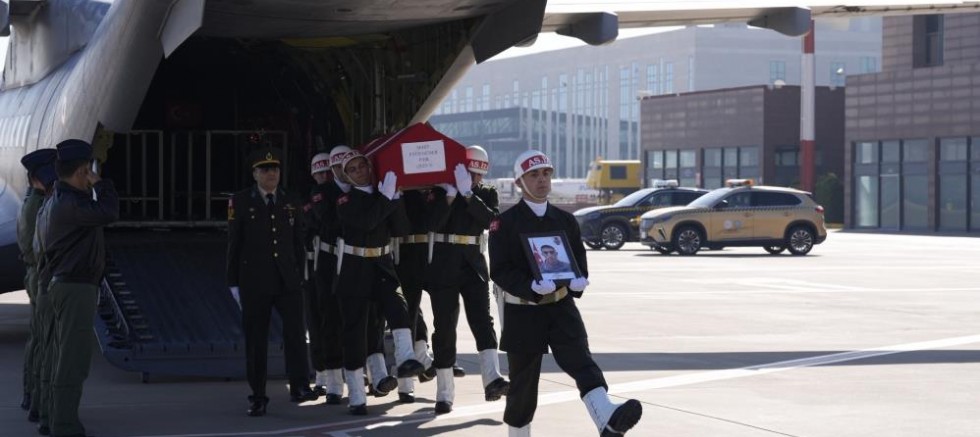 Şehit Piyade Er Eyüp Güner'in naaşı memleketi Gaziantep'te