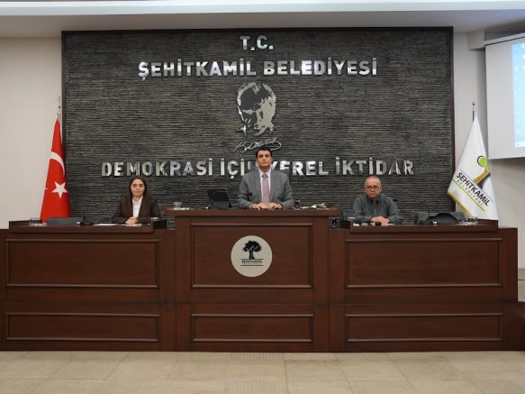 ŞEHİTKAMİL BELEDİYESİ EKİM AYI MECLİS TOPLANTISI YAPILDI