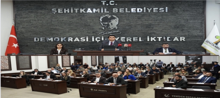 ŞEHİTKAMİL BELEDİYESİ KASIM AYI MECLİS TOPLANTISI TAMAMLANDI