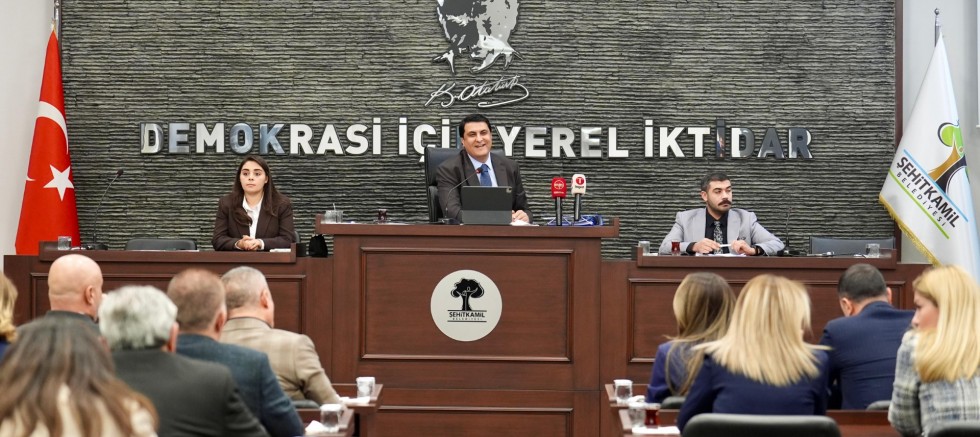 ŞEHİTKAMİL BELEDİYESİ KASIM AYI MECLİS TOPLANTISI YAPILDI
