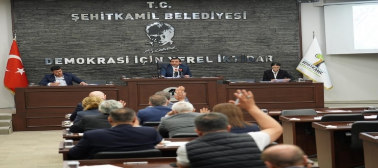 ŞEHİTKAMİL BELEDİYESİ MAYIS AYI MECLİS TOPLANTISI TAMAMLANDI
