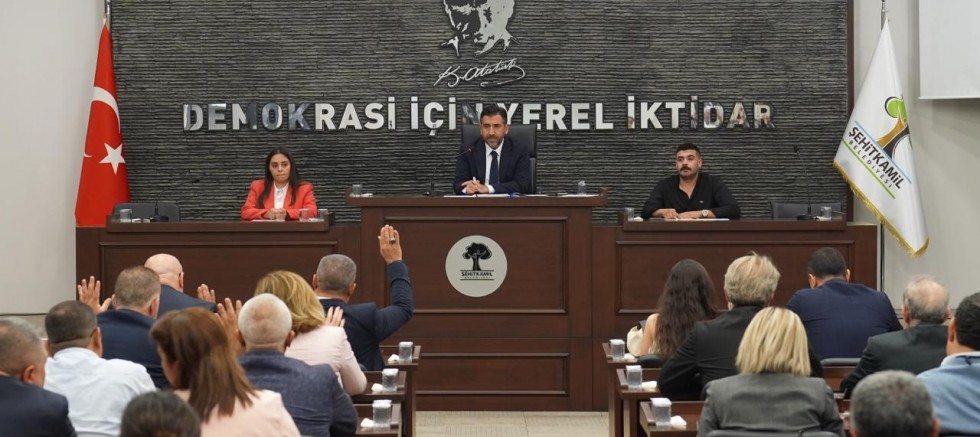 ŞEHİTKAMİL BELEDİYESİ TEMMUZ AYI MECLİS TOPLANTISI YAPILDI