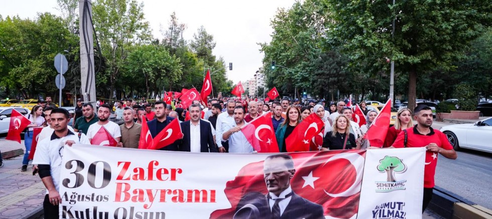 ŞEHİTKAMİL’DE 30 AĞUSTOS ZAFER BAYRAMI COŞKUYLA KUTLANDI