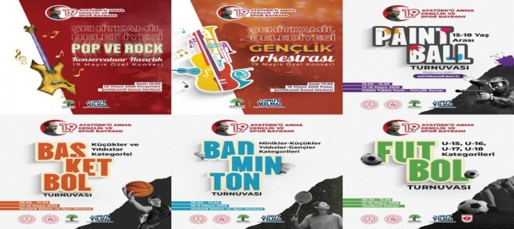 ŞEHİTKAMİL’DE GENÇLİK, BAYRAMINI COŞKUYLA KUTLAYACAK