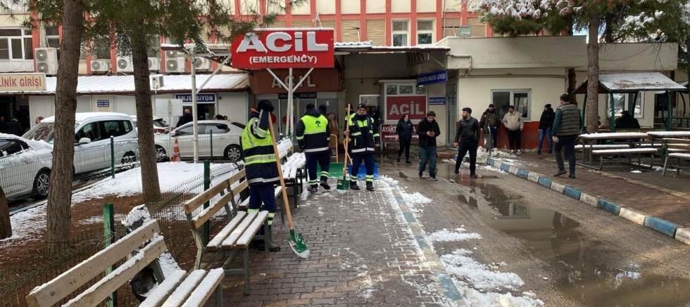 Şehitkamil’de Kar Seferberliği