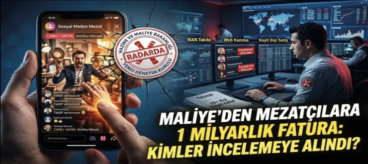 Sosyal Medya Mezatçıları Maliyenin radarına takıldı! 500 Milyon TL'lik vergi şoku!