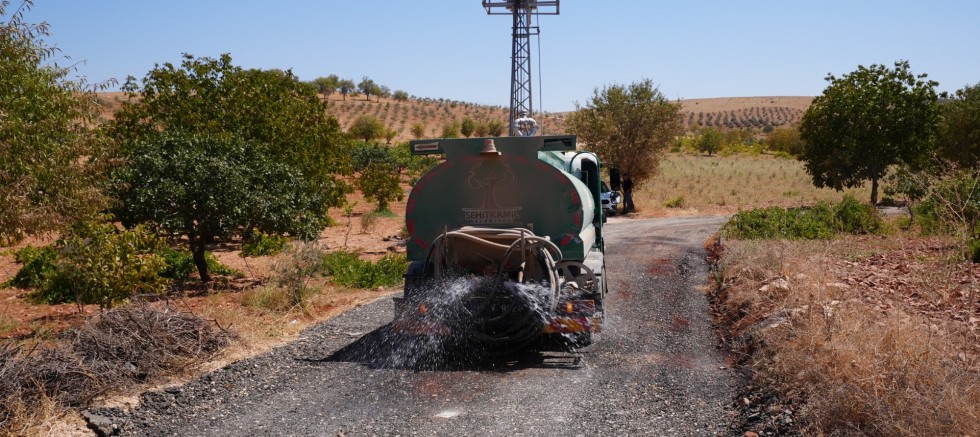 SUBOĞAZI-BİLEK YOLU YENİLENİYOR