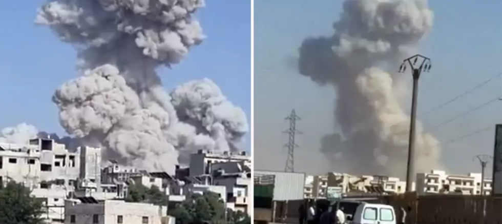 Suriye'de askeri karargahta şiddetli patlama