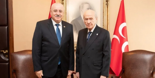 TBMM İdare Amiri Sermet Atay, MHP Lideri Bahçeli ile Görüştü