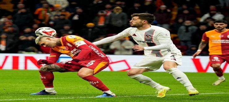Trendyol Süper Lig: Galatasaray: 1 - Gaziantep FK: 1 (Maç sonucu)
