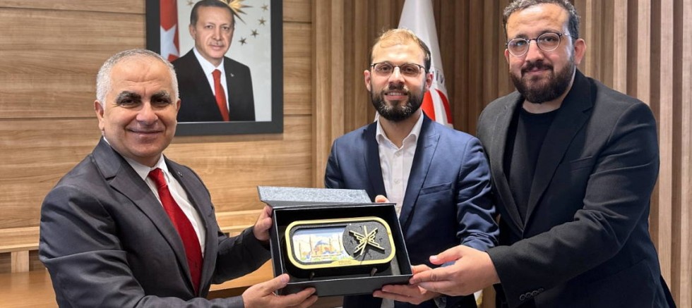 TÜGVA HEYETİNDEN GAÜN REKTÖRÜNE ZİYARET