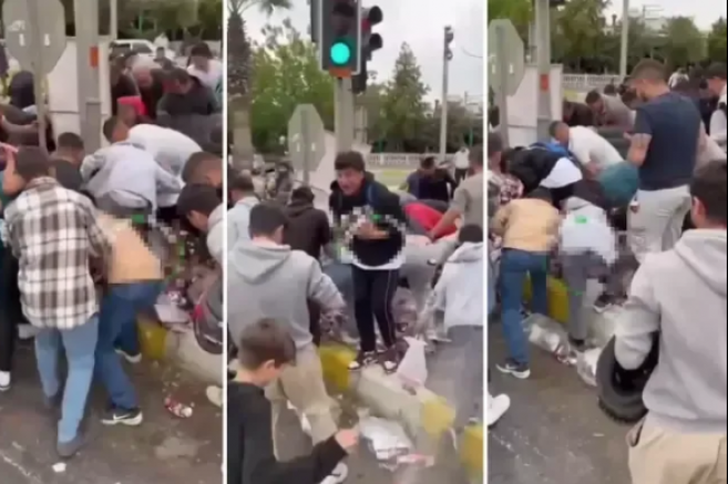 Yağmacılar iş başında!