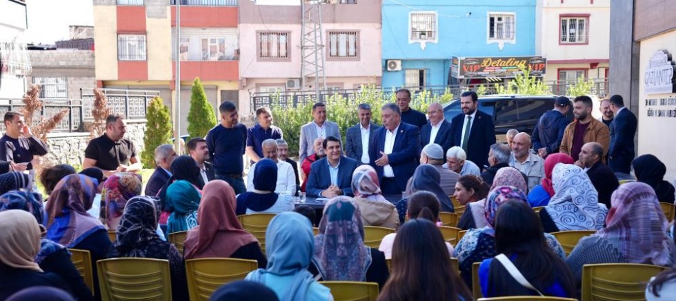 Yılmaz, Mevlana Mahallesi’nde vatandaşlarla buluştu